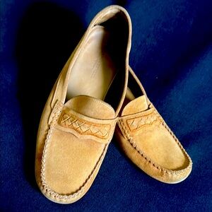 Vintage BOTTEGA VENETA Suede Driving Loafers